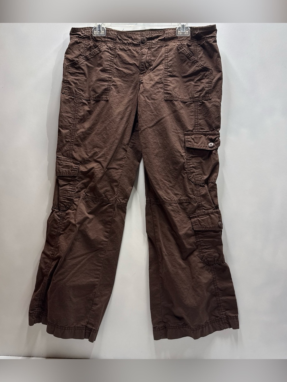 Refrain Los Angeles Unisex Brown Cargo Straight Leg Pants